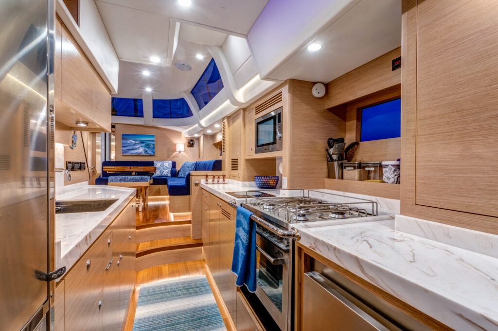 Hylas H57 galley
