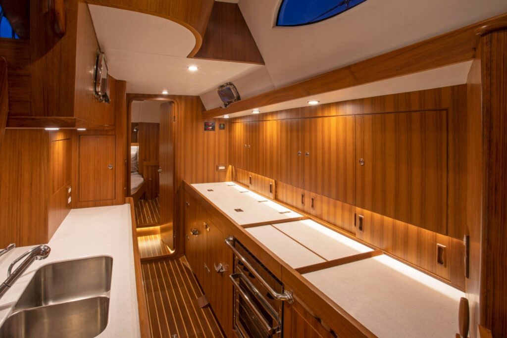 Hylas H48 galley