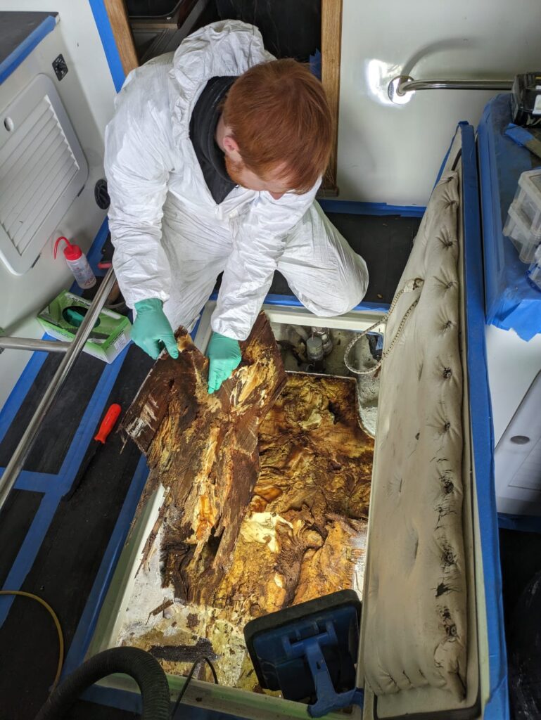 Refit work on Hinckley PB36 | Vortec Marine