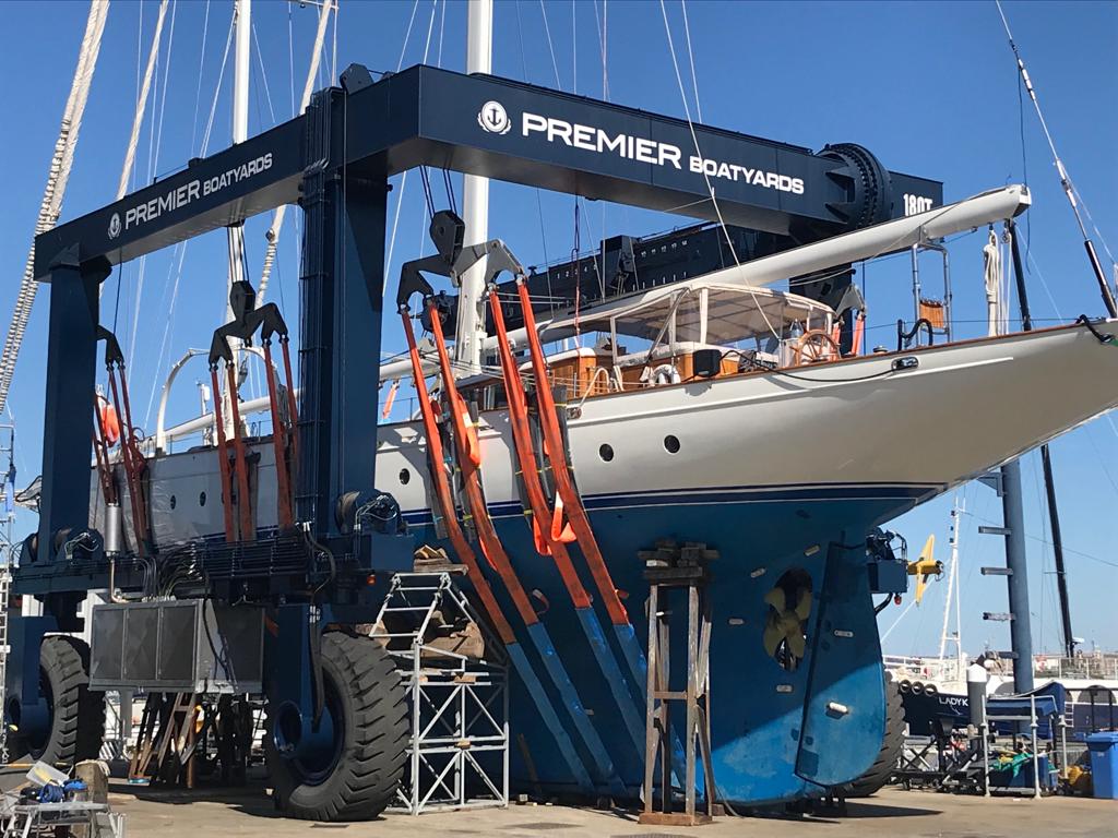 Staysail schooner superyacht refit | Vortec Marine