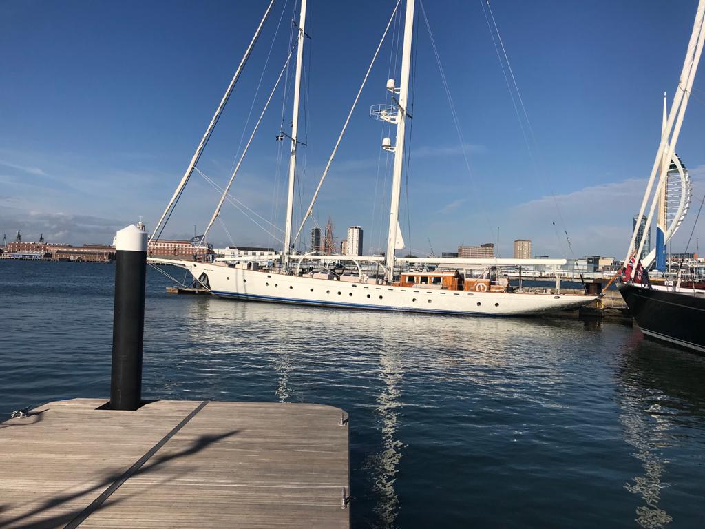 SY Gloria at Vortec Marine Post Refit